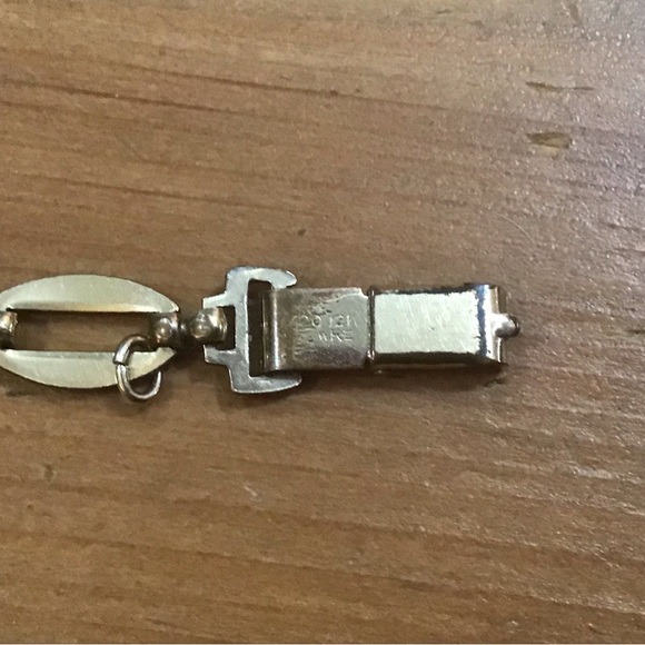 We Richard:stamped ( 1/20 12k GF) moonstone link bracelet vintage very rare find - Picture 8 of 9